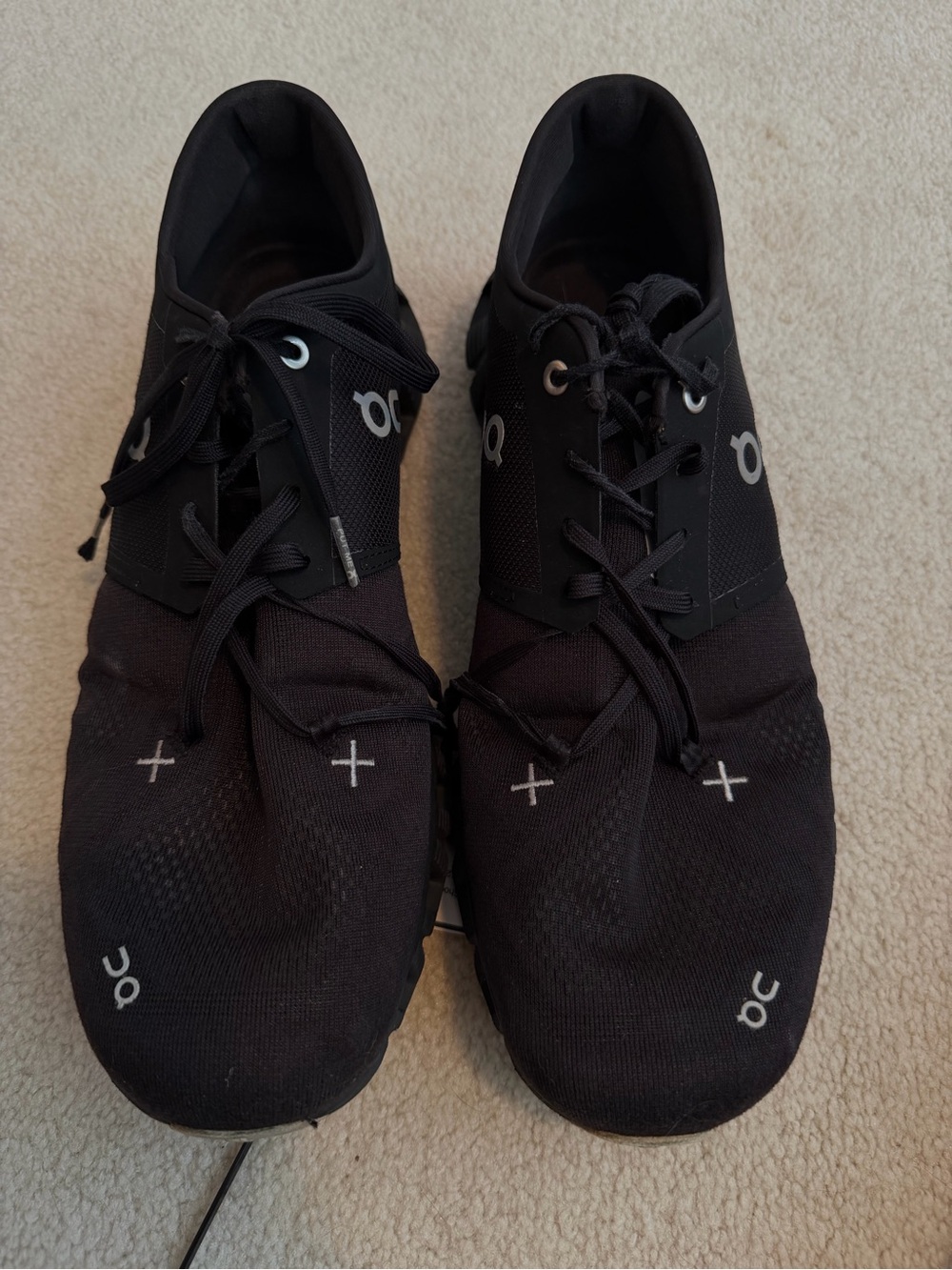 On Running Mens Athletic Shoes - Black